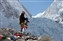 Putting up the Puja prayer flags